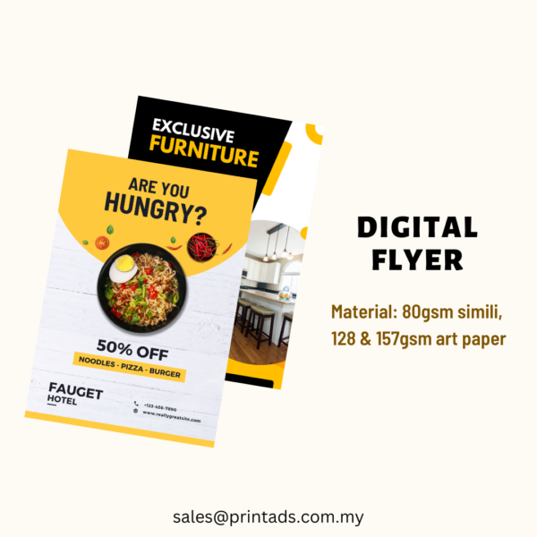 Digital Printing Flyer High Quantity & Affordable Prices PrintAds