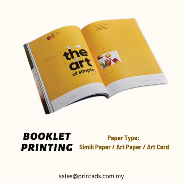 Professional Booklet Printing Services | Custom Sizes - PrintAds